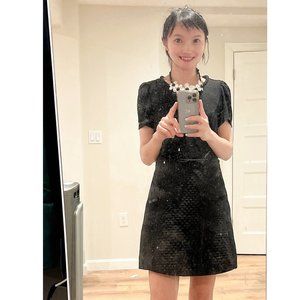 Chic Black Professional Office Dress